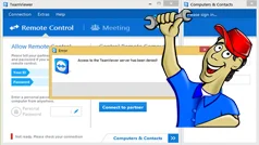 رفع دسترسی به سرور Teamviewer در TeamViewer رد شد