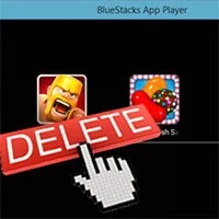 How to uninstall applications, uninstall apps on BlueStacks