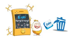 Cara menghapus akun Zalo di ponsel