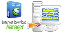 نحوه برنامه ریزی خاموش کردن توسط مدیر بارگیری اینترنت