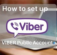 نحوه ایجاد یک گروه چت جامعه Viber از طریق تلفن همراه