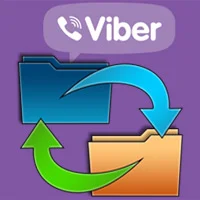 コンピューターのViber経由でファイルを送信する手順