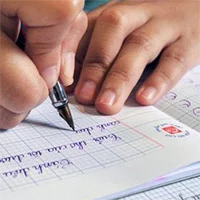 Een notitieblok maken met elementair handschrift in Word