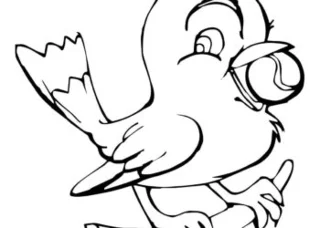 Koleksi gambar pewarna terindah untuk burung bayi