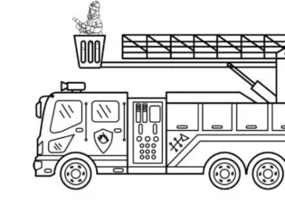 Koleksi gambar trak bomba yang indah