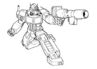 مجموعة من صور تلوين الروبوت للأولاد لممارسة التلوين