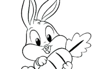 Koleksi gambar pewarna Arnab yang indah