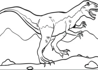 گزیده ای از 50 عکس رنگ آمیزی دایناسور