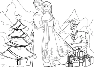 Collection of the most beautiful princess Elsa coloring pages