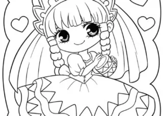 در مجموع 50 عکس زیبا برای رنگ آمیزی شاهزاده خانم برای دختران