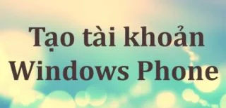Instructions for creating a Windows Phone account