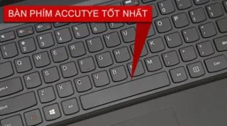 What is the AccuType Keyboard on a laptop?