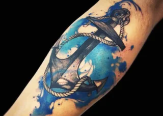 Son derece benzersiz ve çekici çapa dövme desenleri koleksiyonu