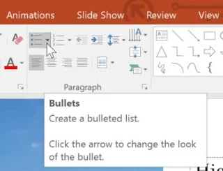 Learn PowerPoint - Lesson 11: How to create a list in Microsoft PowerPoint