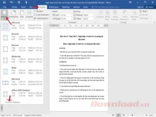 How to align 2-sided printed pages symmetrically in Word