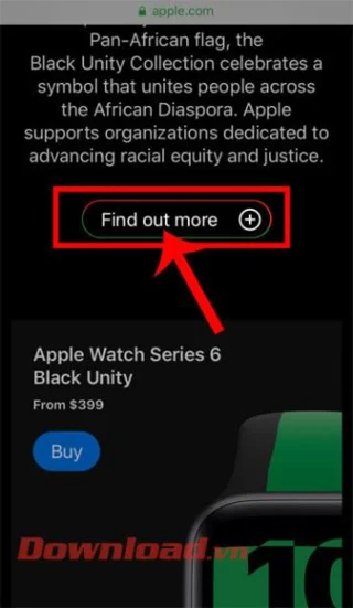Petunjuk untuk mengunduh set wallpaper Persatuan Hitam di iPhone