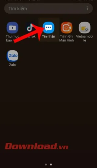 Petunjuk untuk mengubah wallpaper pesan di ponsel Samsung