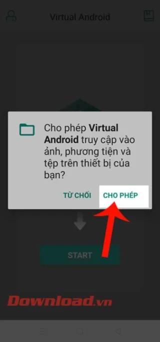 Petunjuk untuk menginstal server virtual di ponsel Android