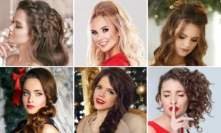 Gaya rambut Krismas 2020: 100 yang paling indah! Imej dan Tutorial