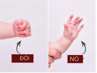 Un bambino pieno avviserà sua madre attraverso questo semplice segno