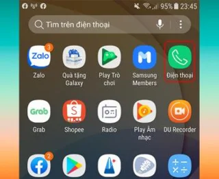 통화 대기 활성화, Samsung Galaxy A7에서 착신 전환