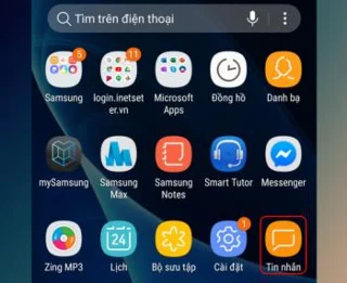 Instructions on how to change texting background on Samsung Galaxy Note 8
