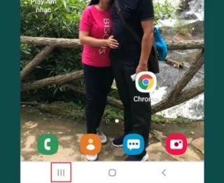 Samsung Galaxy S10 A30 A50에서 화면을 분할하는 3 단계