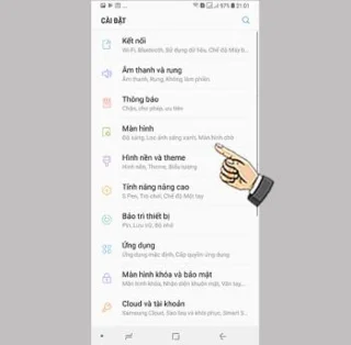 Modo de aplicación de pantalla completa en Samsung Galaxy Note 8