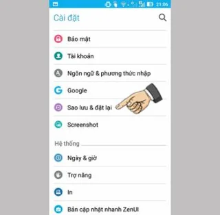 Fabrika Ayarlarına Sıfırlama - Sert Sıfırlama Asus Zenfone
