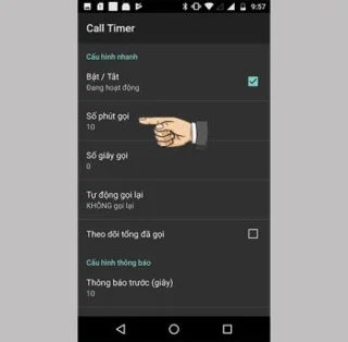 Motorola Moto G5S Plusta arama süresini sınırlayın