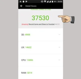 Mobiistar Zumbo S2 Dualde Antutu puanı