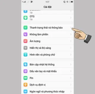 Vivo Y69daki uygulamalar için bildirim ayarları