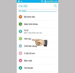 Asus Zenfone 4 Max Proya parmak izi ekleyin