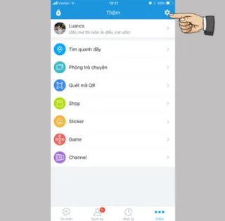Telefonnummer des Zalo-Kontos ändern