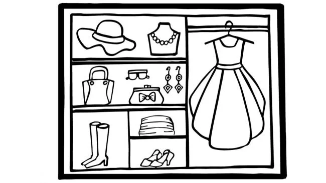 Ringkasan gambar mewarnai peralatan rumah tangga untuk anak-anak untuk berlatih mewarnai