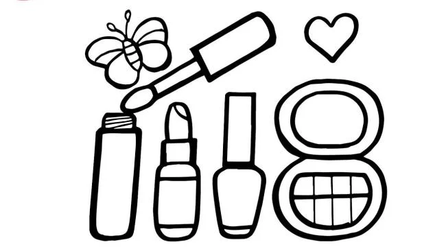 Ringkasan gambar mewarnai peralatan rumah tangga untuk anak-anak untuk berlatih mewarnai