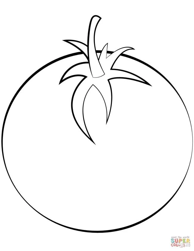 Resumen de imágenes de tomates pintados que ayudan a los niños a identificar mejor