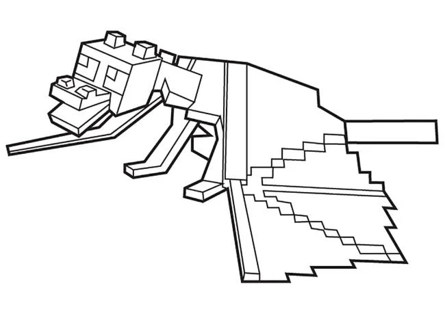 Koleksi gambar pewarna Minecraft terbaik untuk kanak-kanak
