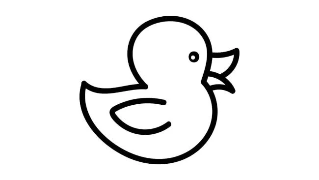 Koleksi gambar mewarnai bebek paling indah