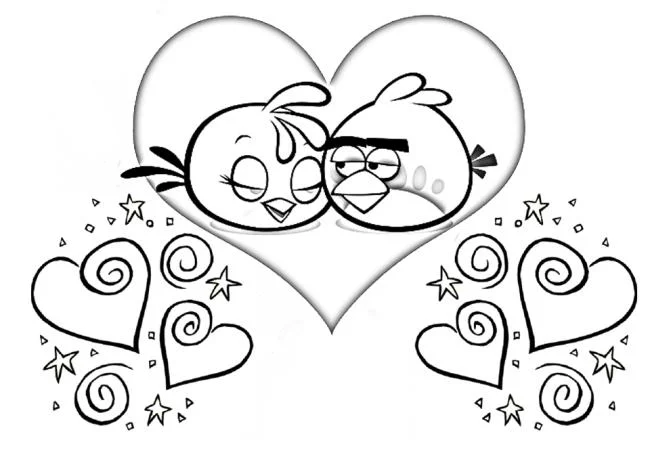 Koleksi gambar mewarnai Angry Birds terbaik untuk anak-anak