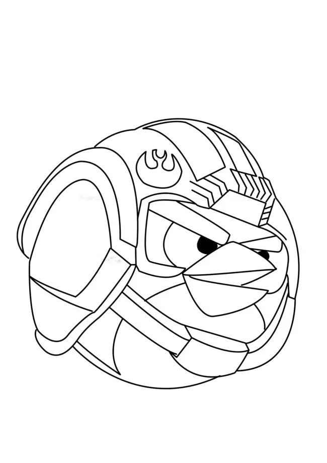 Koleksi gambar mewarnai Angry Birds terbaik untuk anak-anak