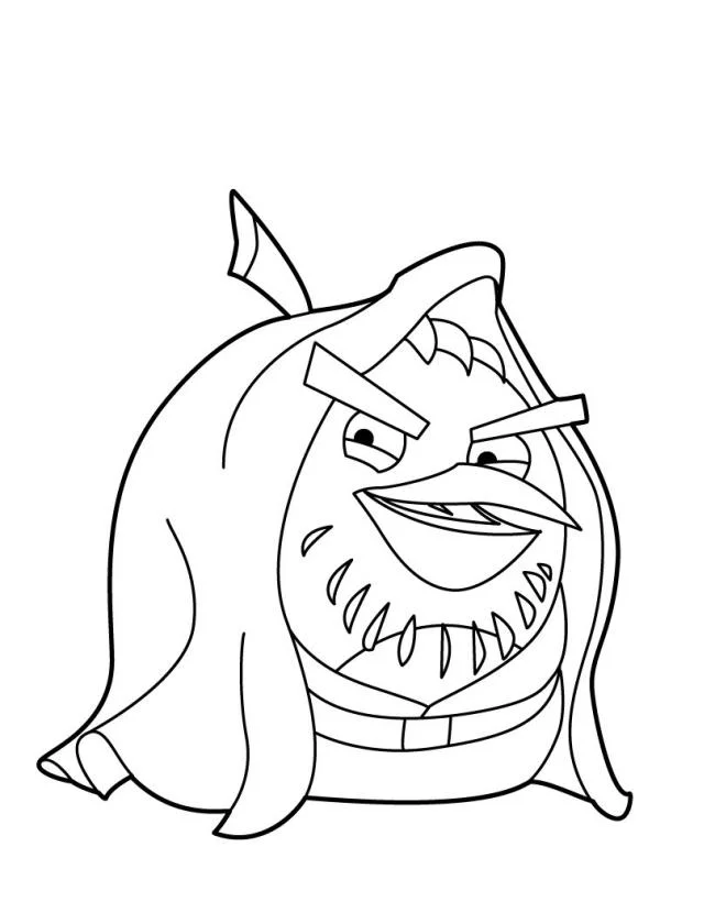 Koleksi gambar mewarnai Angry Birds terbaik untuk anak-anak