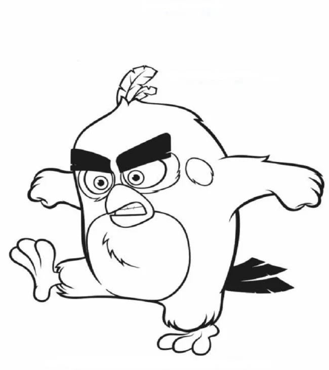 Koleksi gambar mewarnai Angry Birds terbaik untuk anak-anak
