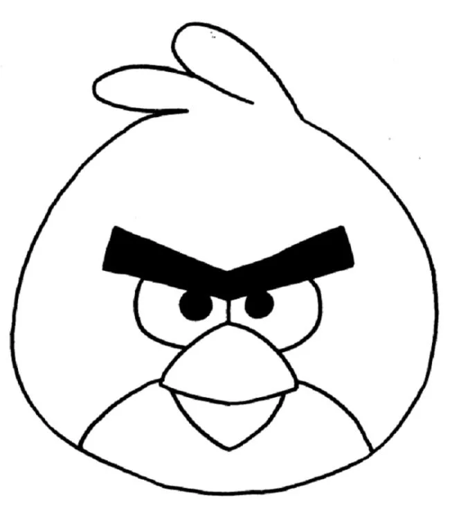 Koleksi gambar mewarnai Angry Birds terbaik untuk anak-anak