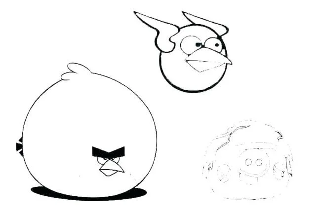 Koleksi gambar mewarnai Angry Birds terbaik untuk anak-anak