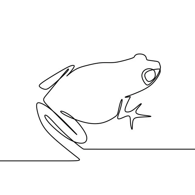 Koleksi mewarnai katak paling indah untuk bayi Anda