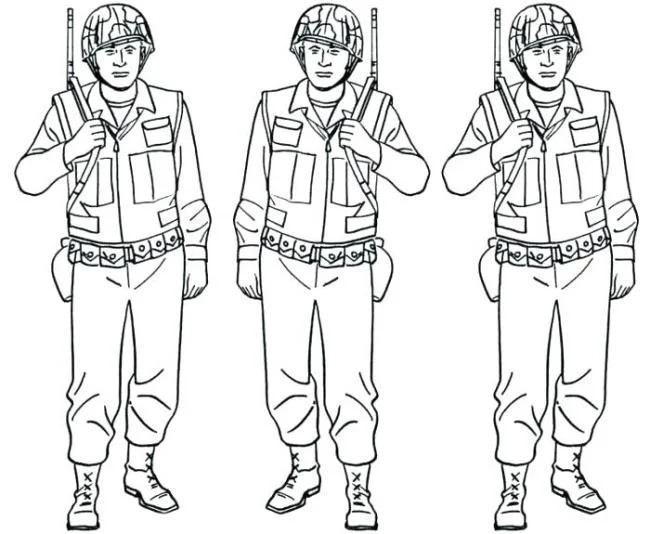 Resumen de las imágenes para colorear más bellas del ejército