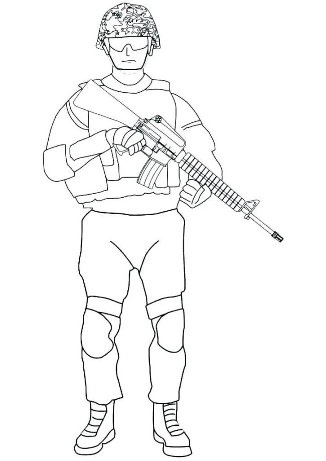 Resumen de las imágenes para colorear más bellas del ejército