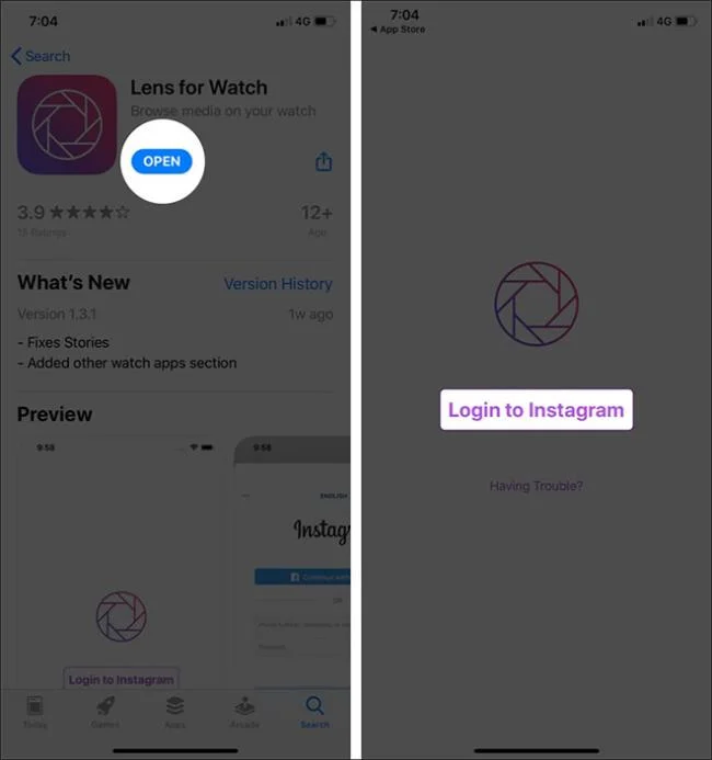 iPhone 용 시계 렌즈