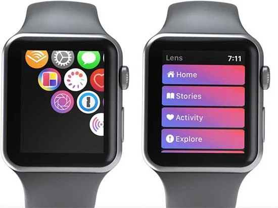 Apple Watch의 Instagram
